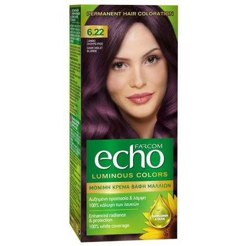 FARCOM Echo βαφή μαλλιών No6.22 60ml
