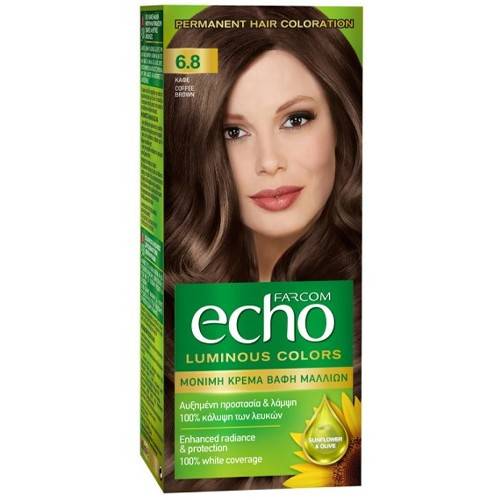 FARCOM Echo βαφή μαλλιών No6.8 60ml