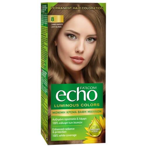 FARCOM Echo βαφή μαλλιών No8 60ml