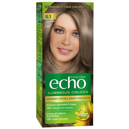 FARCOM Echo βαφή μαλλιών No8.1 60ml