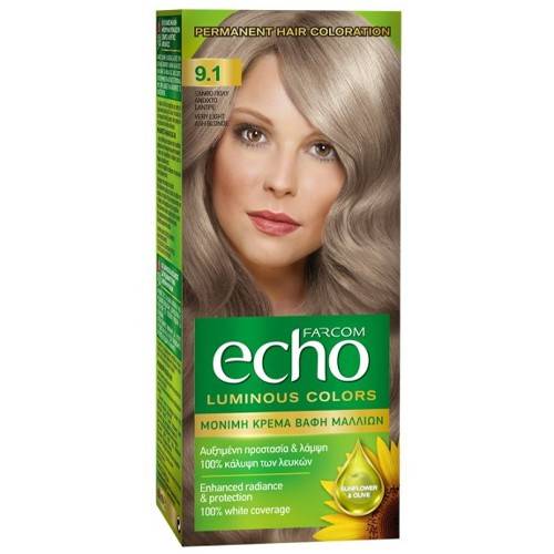 FARCOM Echo βαφή μαλλιών No9.1 60ml