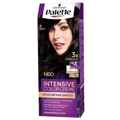 SCHWARZKOPF Palette intensive color creme 2 μαύρο 50ml
