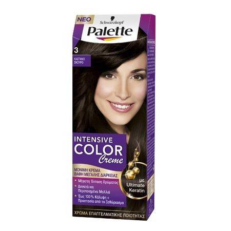SCHWARZKOPF Palette intensive color creme 3 καστανό σκούρο 50ml