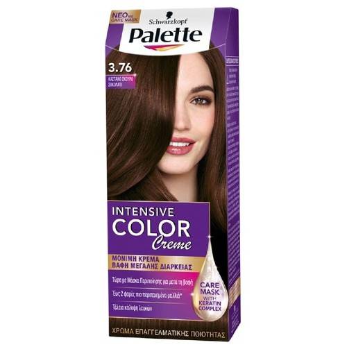 SCHWARZKOPF Palette intensive color creme 3,76 καστανό σκούρο σοκολατί 50ml