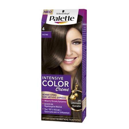 SCHWARZKOPF Palette intensive color creme 4 καστανό 50ml