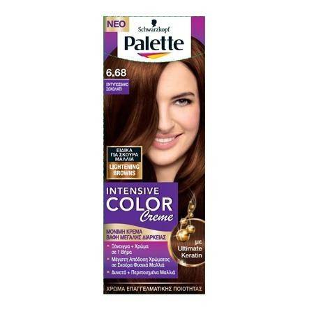 SCHWARZKOPF Palette intensive color creme 6,68 εντυπωσιακό σοκολατί 50ml