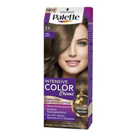SCHWARZKOPF Palette intensive color creme 7,1 ξανθό σαντρέ 50ml
