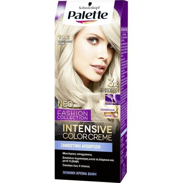 SCHWARZKOPF Palette intensive color creme 10,2 κατάξανθο φυμέ 50ml
