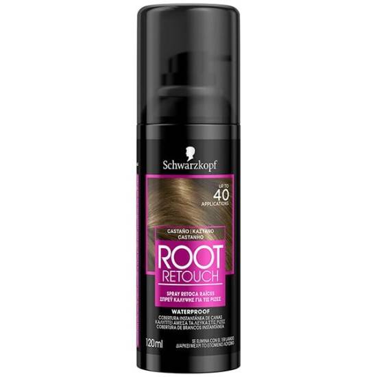 SCHWARZKOPF spray κάλυψης ριζών καστανό 120ml