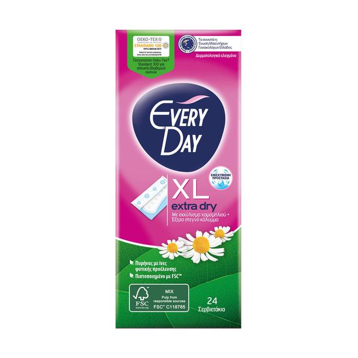 EVERY DAY σερβιετάκια extra dry extra long 24τεμ