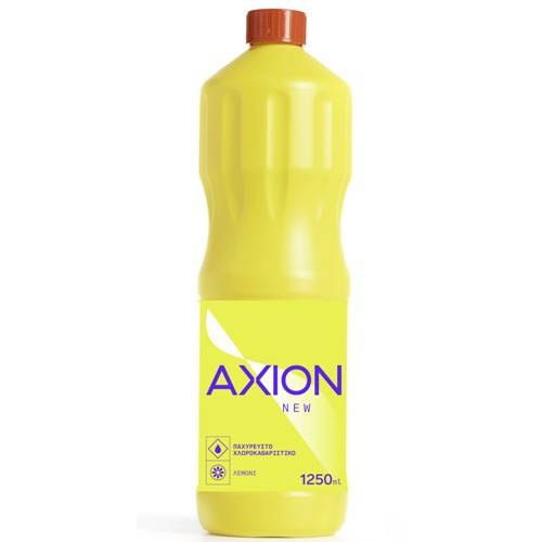 AXION παχύρρευστο χλωροκαθαριστικό με άρωμα λεμόνι 1,25lt
