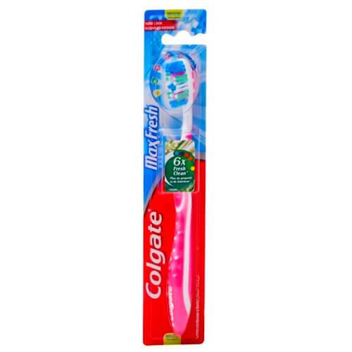 COLGATE οδοντόβουρτσα Max Fresh σε διάφορα χρώματα μέτρια 1τεμ