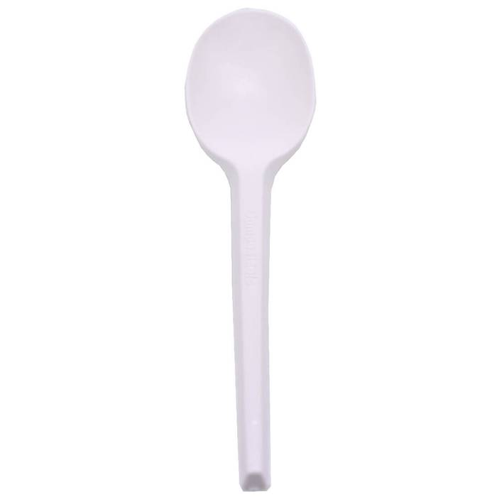 ECOCARE κουτάλι φαγητού λευκό 16,5cm 10τεμ