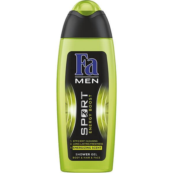 FA αφρόλουτρο men energy boost 250ml