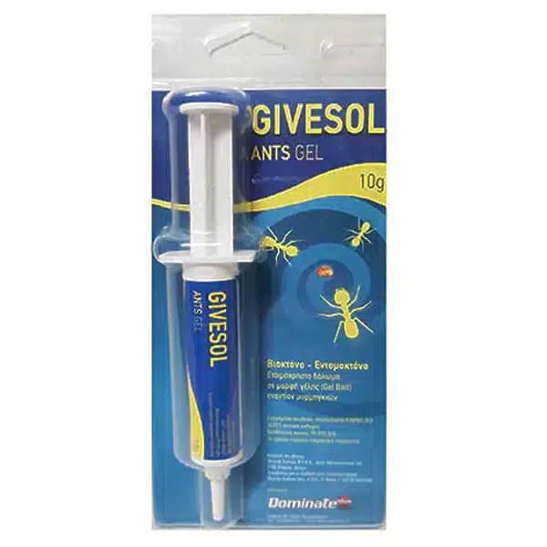 GIVESOL σύριγγα με gel για μυρμήγκια 15gr