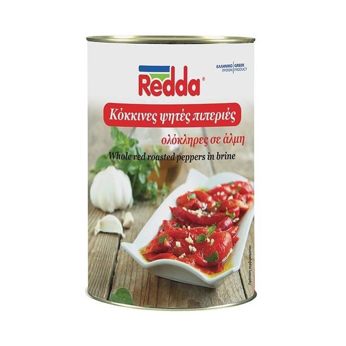 REDDA πιπεριά ψητή κόκκινη ολόκληρη Τουρκίας 4kg
