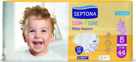 SEPTONA παιδικές πάνες junior No5 11-16kg 44τεμ