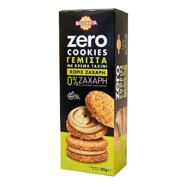 ΒΙΟΛΑΝΤΑ μπισκότα zero cookies με κρέμα ταχίνι χωρίς ζάχαρη 180gr
