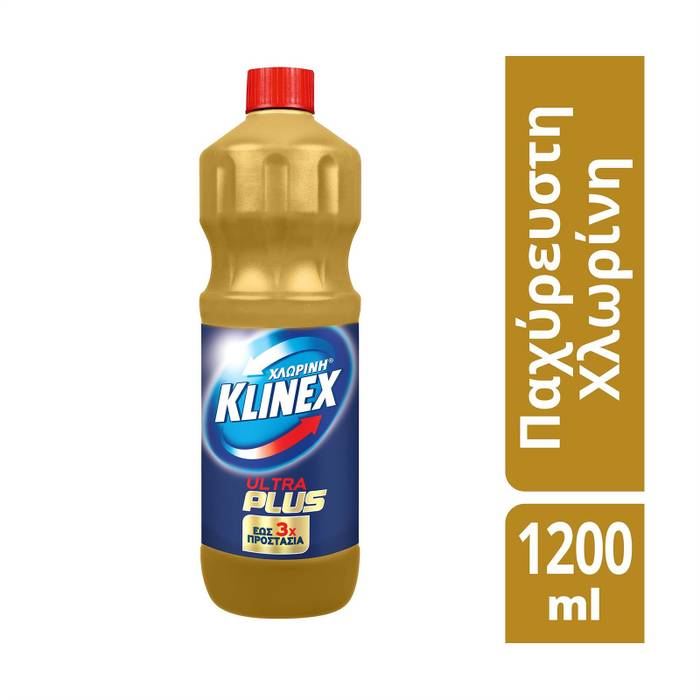 KLINEX χλωρίνη gold παχύρρευστη 1200ml