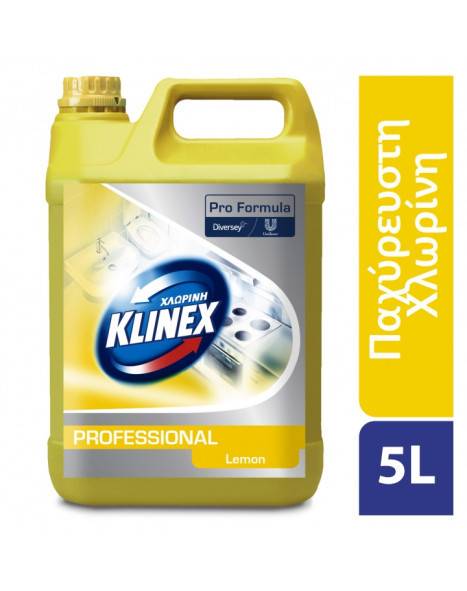 KLINEX χλωρίνη pro formula με λεμόνι 5lt