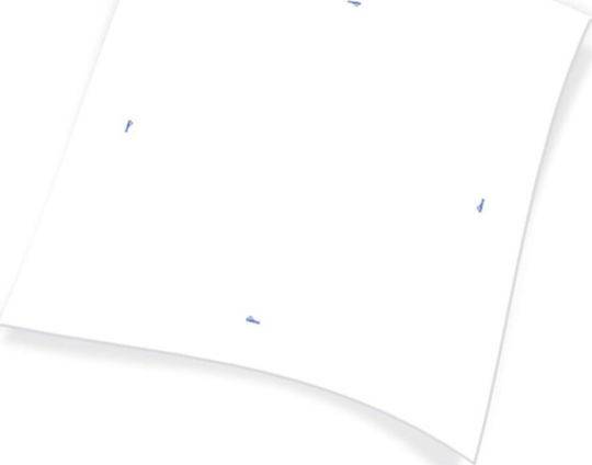 ENDLESS τραπεζομάντηλο λευκό 100x100cm 150τεμ