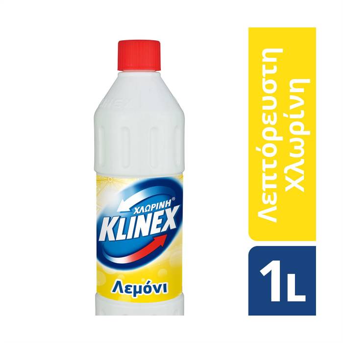 KLINEX χλωρίνη λεπτόρρευστη λεμόνι 1lt