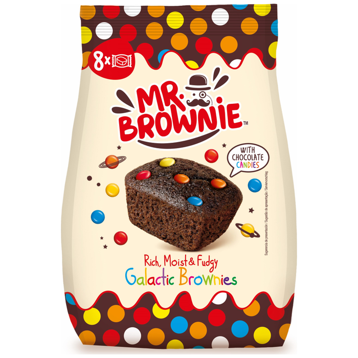 MR. BROWNIE κέικ με σοκολατένια καραμελάκια 200gr