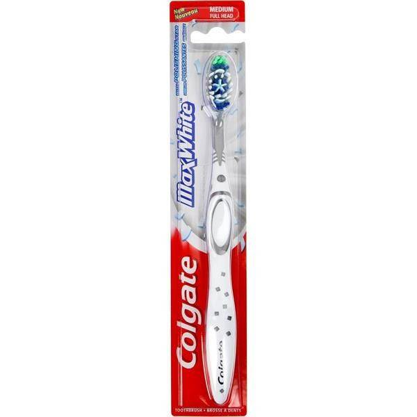 COLGATE οδοντόβουρτσα Max White σε διάφορα χρώματα μέτρια 1τεμ