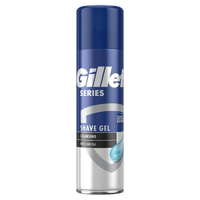 GILLETTE gel ξυρίσματος καθαρισμός με κάρβουνο 200ml