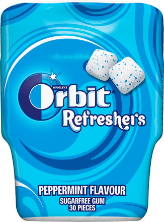 ORBIT τσίχλες με μέντα κουτί 67gr