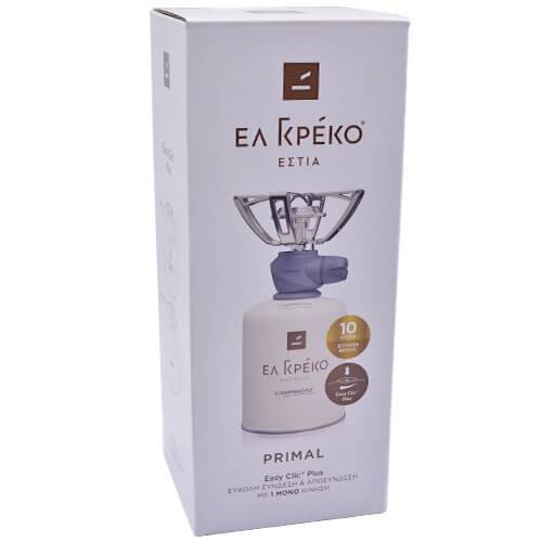 EL GRECO εστία υγραερίου primal με φιάλη 450gr