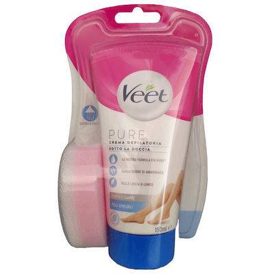 VEET αποτριχωτική κρέμα ντους για ευαίσθητες επιδερμίδες 150ml