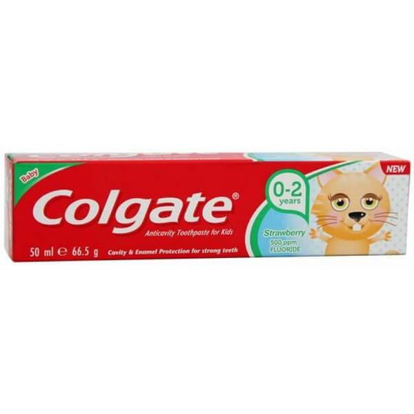 COLGATE οδοντόκρεμα παιδική 0-2 ετών Anticavity με φράουλα 50ml