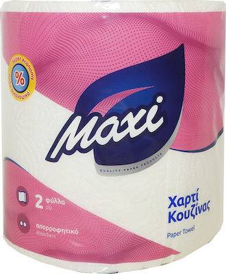 MAXI χαρτί κουζίνας 2φυλλο λευκό 300gr