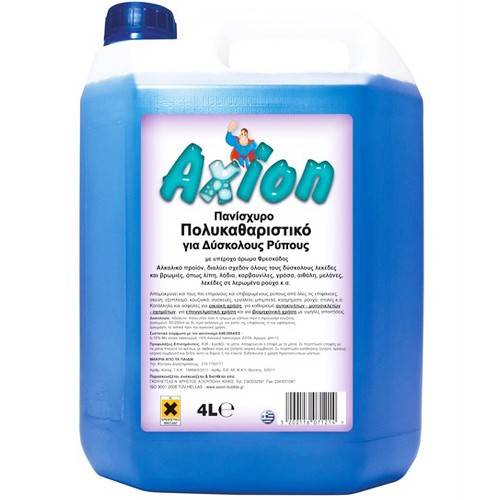 AXION πολυκαθαριστικό συμπυκνωμένο για δύσκολους ρύπους 4lt