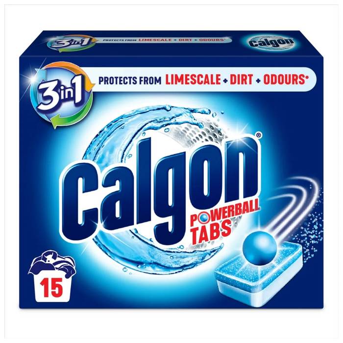 CALGON αποσκληρυντικό πλυντηρίου ρούχων σε ταμπλέτες 15τεμ