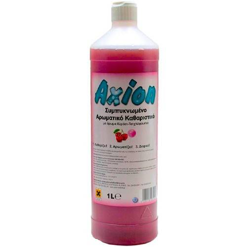 AXION υγρό καθαριστικό γενικής χρήσης με άρωμα Κεράσι και Τσιχλόφουσκα 1lt