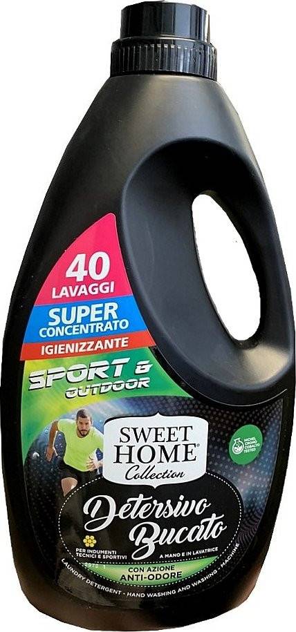 SWEET HOME υγρό απορρυπαντικό πλυντηρίου ρούχων sport 40μεζ 2lt