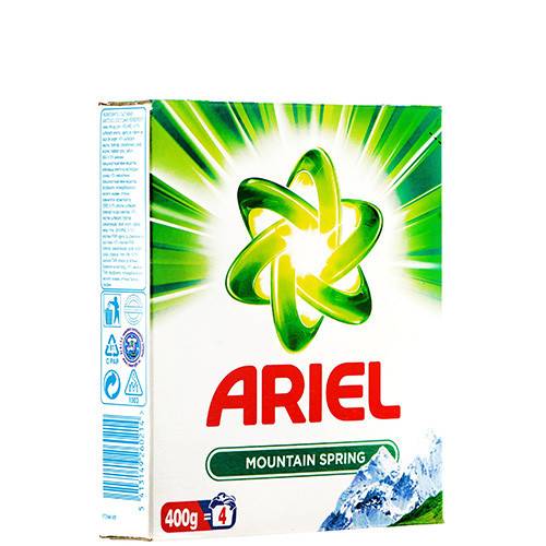 ARIEL σκόνη πλυντηρίου ρούχων Mountain Spring 4μεζ 450gr