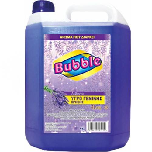 BUBBLE υγρό γενικής χρήσης λεβάντα 4lt