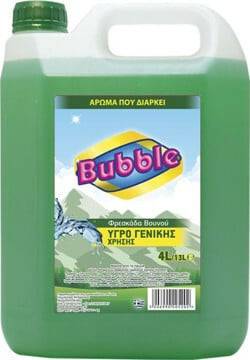 BUBBLE υγρό γενικής χρήσης φρεσκάδα βουνού 4lt
