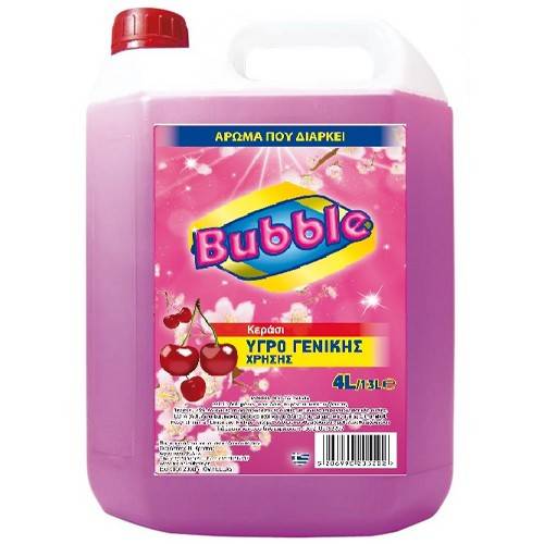 BUBBLE υγρό γενικής χρήσης κεράσι 4lt