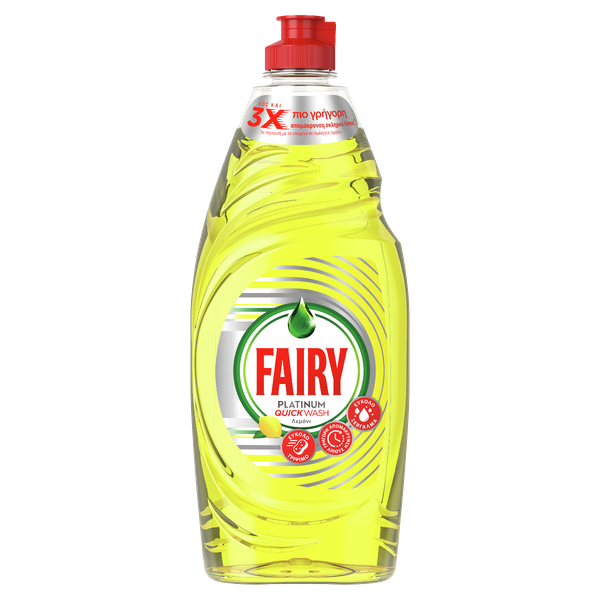 FAIRY υγρό πιάτων platinum λεμόνι 654ml