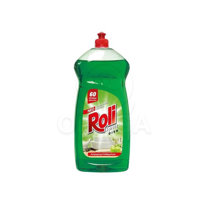 ROLI υγρό πιάτων με άρωμα πράσινο μήλο 1lt