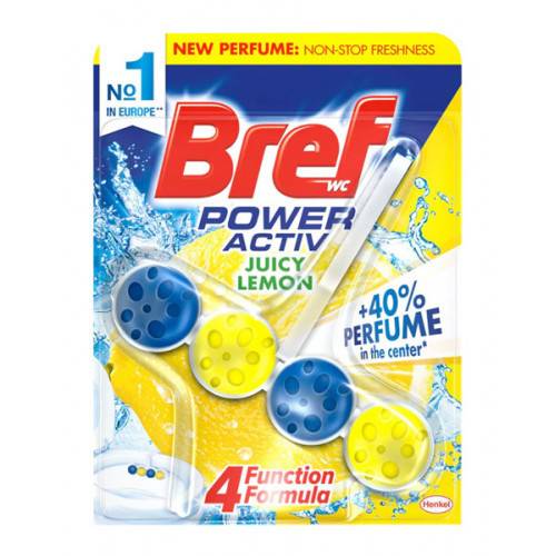 BREF μπλοκ WC Power Active Juicy Lemon 51ml