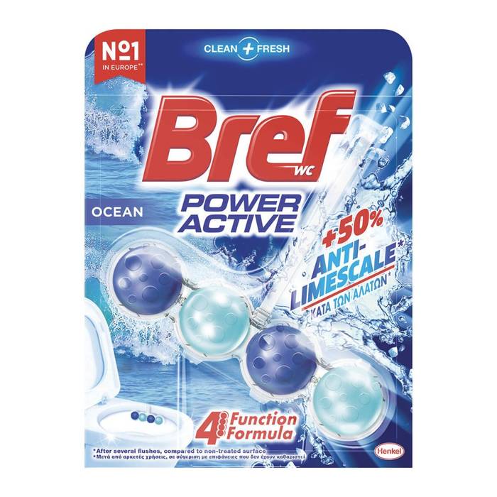 BREF μπλοκ WC Power Active Ocean 51ml