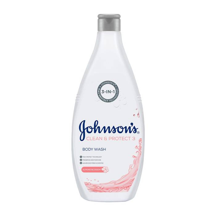 JOHNSON'S αφρόλουτρο clean και protect αμύγδαλο 750ml