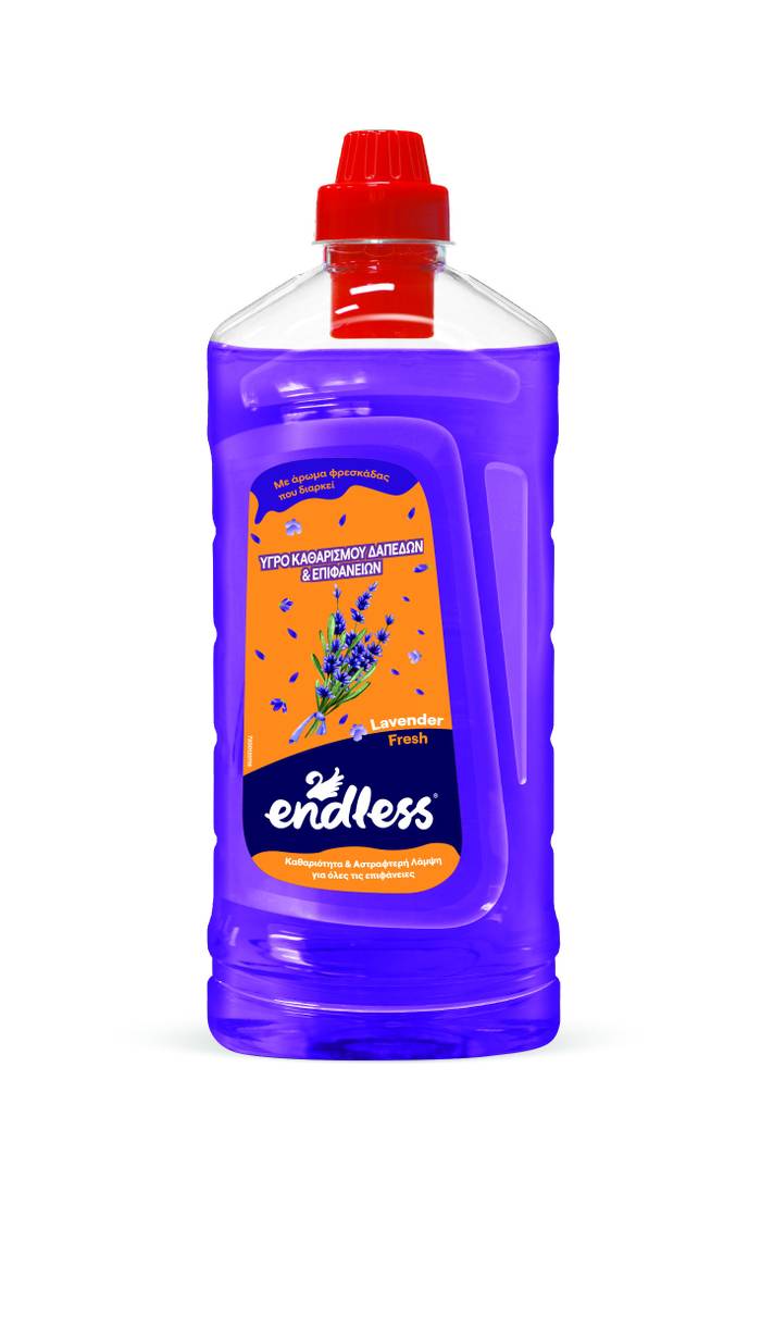 ENDLESS υγρό καθαριστικό πατώματος με λεβάντα 1lt