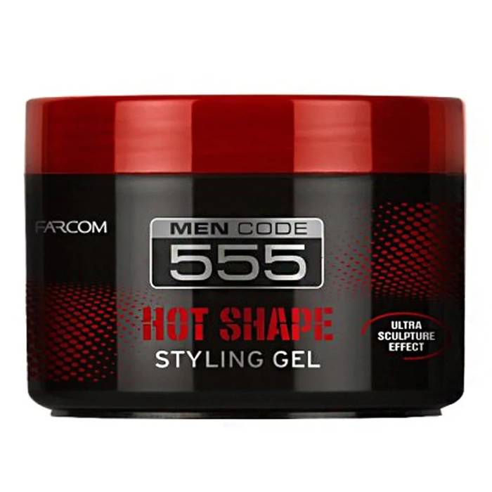 FARCOM 555 gel μαλλιών hot shape 250ml