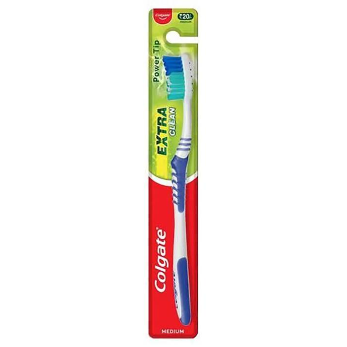 COLGATE οδοντόβουρτσα Extra Clean σε διάφορα χρώματα μέτρια 1τεμ